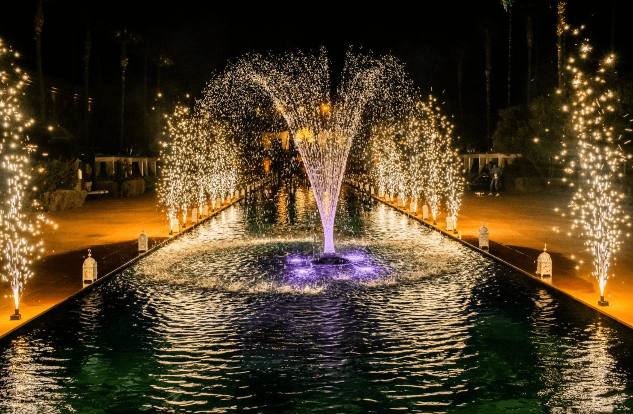 Réception en plein air